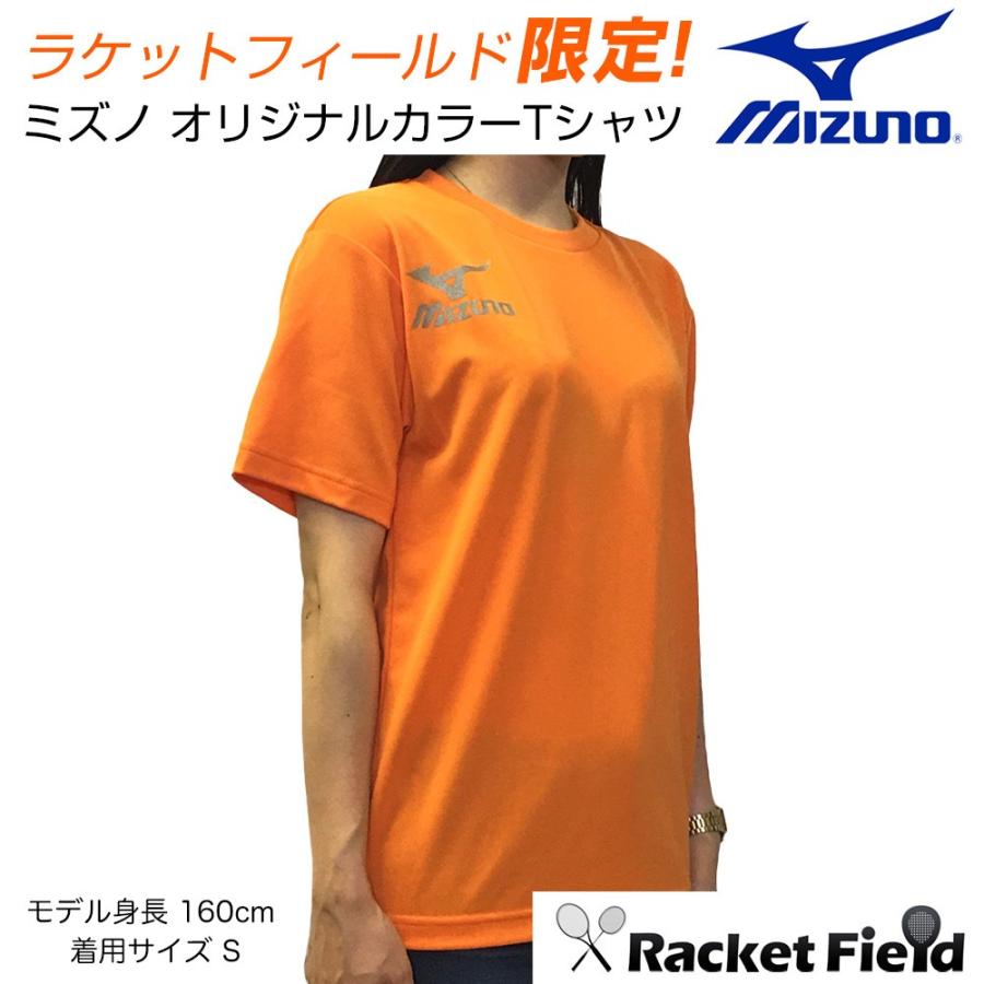 On オン Court-T コート Tシャツ M オレンジ 半袖 ロゴ テニス ソフトテニス ウェア Tシャツ ミズノ MIZUNO オリジナル限定