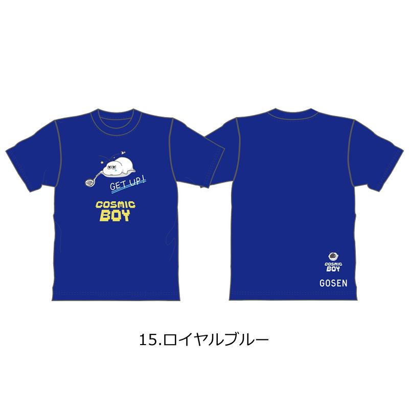 バドミントン ウェア ゴーセン GOSEN Tシャツ COSMIC BOY CPT05 コズミックボーイ 半袖 ゴーセン Tシャツ メンズ ユニセックス | GOSEN | 01