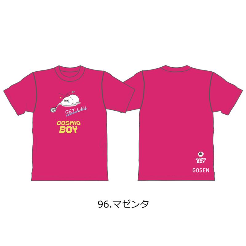バドミントン ウェア ゴーセン GOSEN Tシャツ COSMIC BOY CPT05 コズミックボーイ 半袖 ゴーセン Tシャツ メンズ ユニセックス | GOSEN | 03