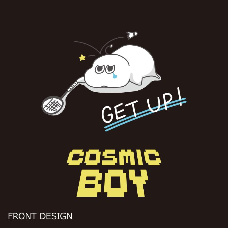 バドミントン ウェア ゴーセン GOSEN Tシャツ COSMIC BOY CPT05 コズミックボーイ 半袖 ゴーセン Tシャツ メンズ ユニセックス | GOSEN | 04