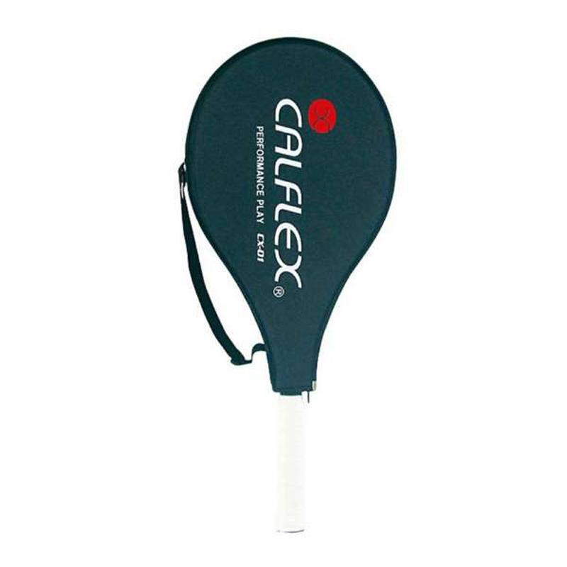 ガット張り上げ済み 硬式テニス ラケット カルフレックス 一般用テニスラケット CX-01BK 専用ケース付き 軽量アルミラケット 軽くて扱いやすい CALFLEX | CALFLEX | 02