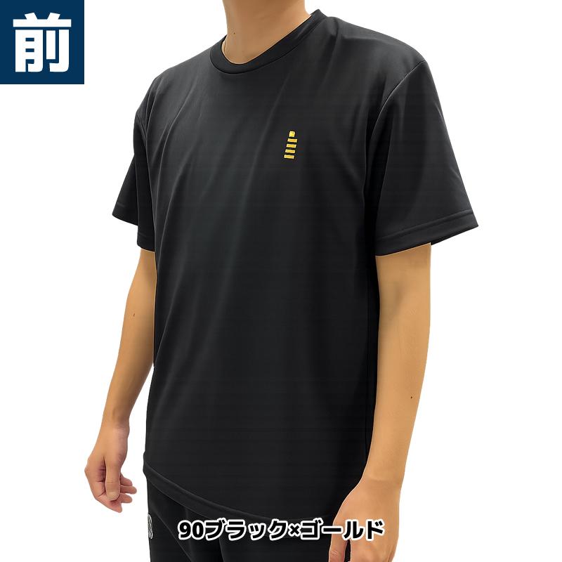 ソフトテニス ウェア ゴーセン 半袖ドライTシャツ J25P22 GOSEN-T GOSEN 左胸＆背面ロゴ UPF20 ユニセックス 男女兼用 吸汗速乾 吸水速乾 UVカット | GOSEN | 05