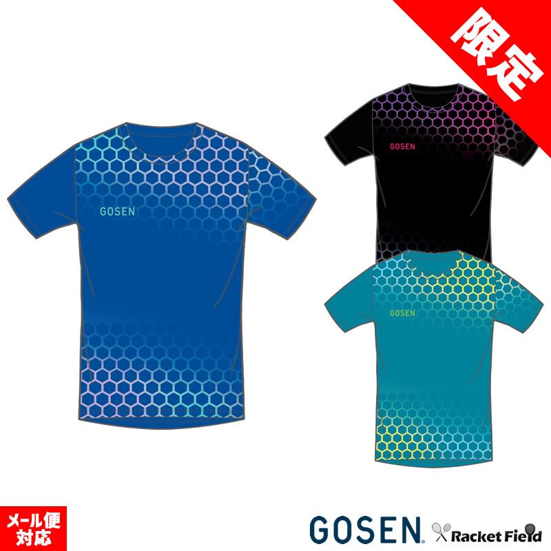 ソフトテニス ウェア ゴーセン GOSEN 昇華Tシャツ JPT15 半袖 ゴーセン バドミントン Tシャツ メンズ ユニセックス softtennis wear | GOSEN