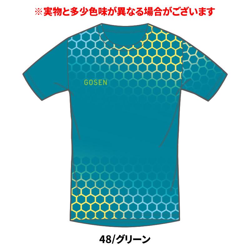 ソフトテニス ウェア ゴーセン GOSEN 昇華Tシャツ JPT15 半袖 ゴーセン バドミントン Tシャツ メンズ ユニセックス softtennis wear | GOSEN | 05