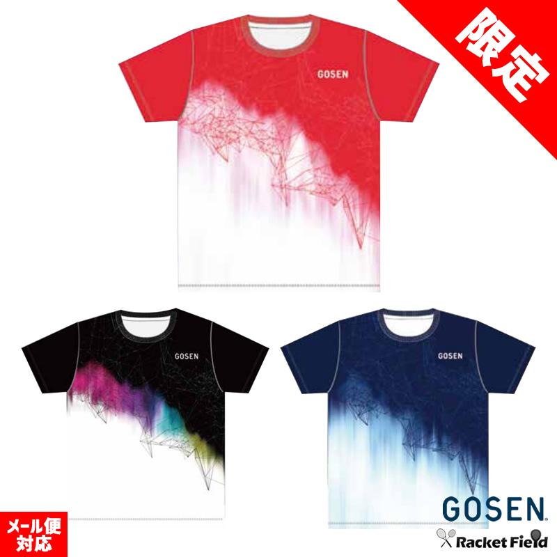ソフトテニス   NTT西日本限定tシャツ GOSEN ゴーセン バドミントン 昇華Tシャツ(2024秋企画限定T