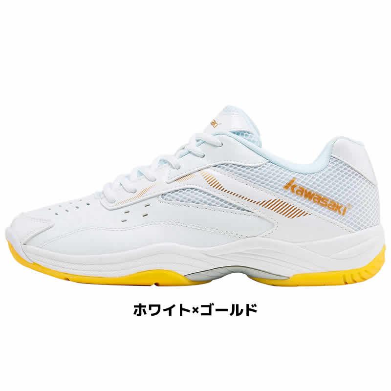バドミントンシューズ サイズ交換片道無料 バドミントン シューズ カワサキ KAWASAKI K-086 ローカット 幅3E 初級者 初心者向け エントリーモデル | カワサキ | 01
