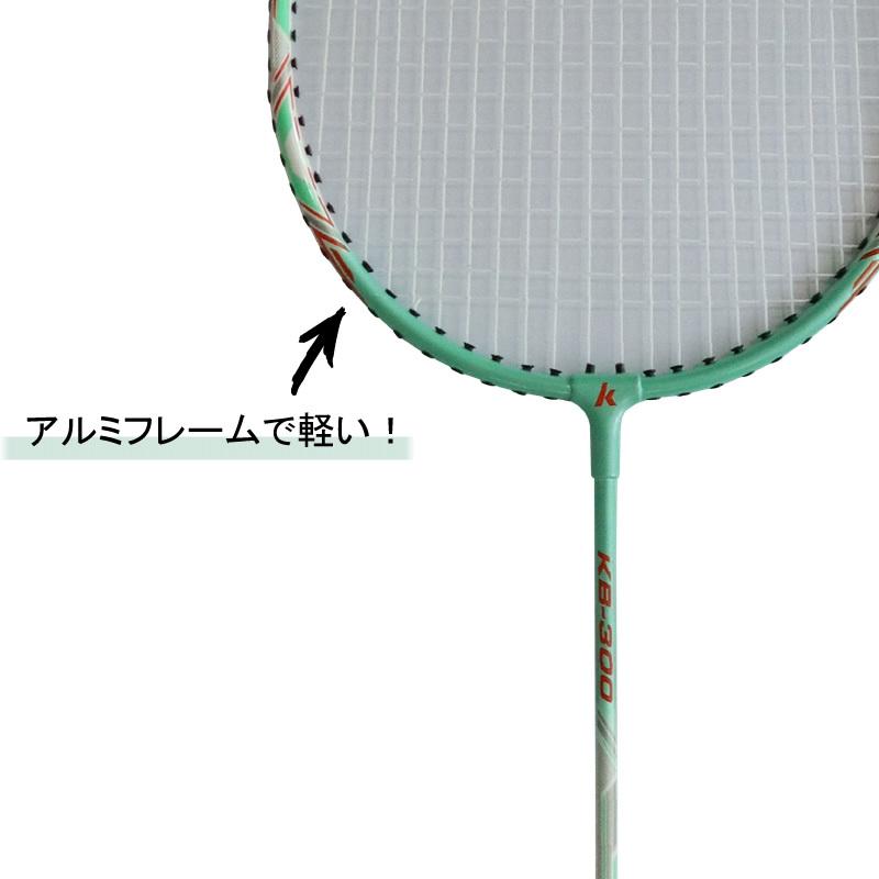 カワサキ（Kawasaki） バドミントン ラケット ハーフケース付き 2本