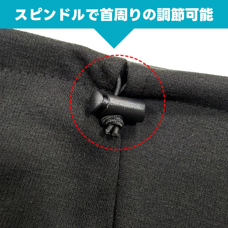 当店オリジナル ソフトテニス ウェア ルーセント 帽子としても使えるスムースフリース2WAYネックウォーマー 薄手 起毛 スピンドル付き LUCENT ロゴ刺繍 | LUCENT | 08