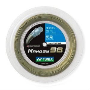 ヨネックスYONEXバドミントンガット・ストリングナノジー98 NANOGY98