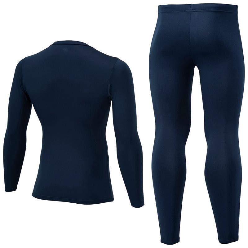 【上下同色同サイズ】サッカー フットサル ウェア ミズノ 裏起毛インナーシャツ＆タイツ P2MAB550 P2MBB550 クルーネック ユニセックス | MIZUNO | 06