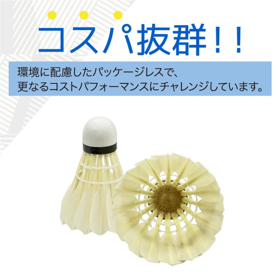 バドミントン NEWOFFICIAL セミシャトル10ダース シャトル
