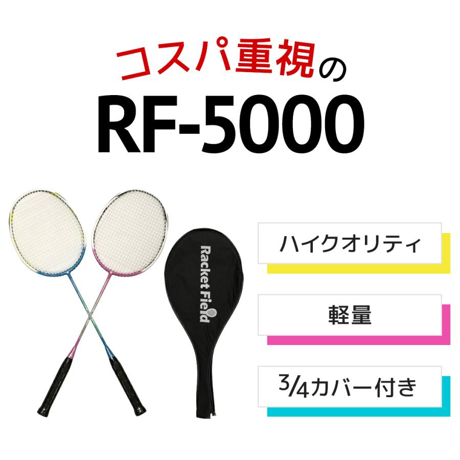 当店限定】オリジナルバドミントンラケット2本組 RF-5000 ナイロン