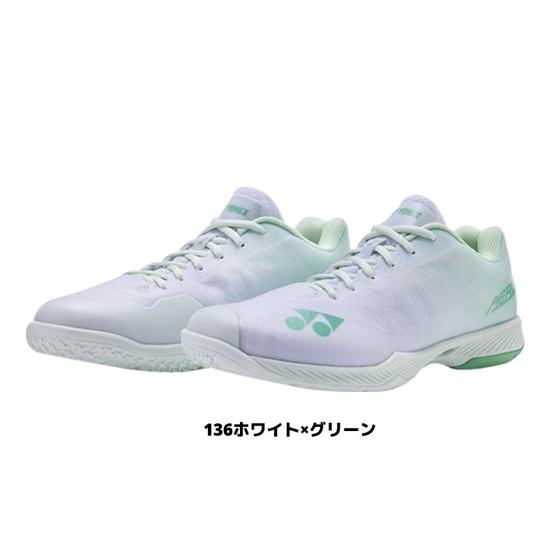 【美品・送料無料】YONEX バドミントンシューズ 25.0㎝ミント/ホワイト YONEX（ヨネックス） バドミントンシューズ サイズ交換往復無料