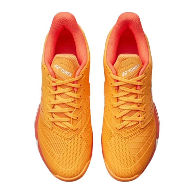 YONEX - ヨネックス　テニスシューズ　靴　ジュニア　スニーカー　オレンジ　ユニセックス YONEX（ヨネックス） ソフトテニスシューズ サイズ交換往復送料無料