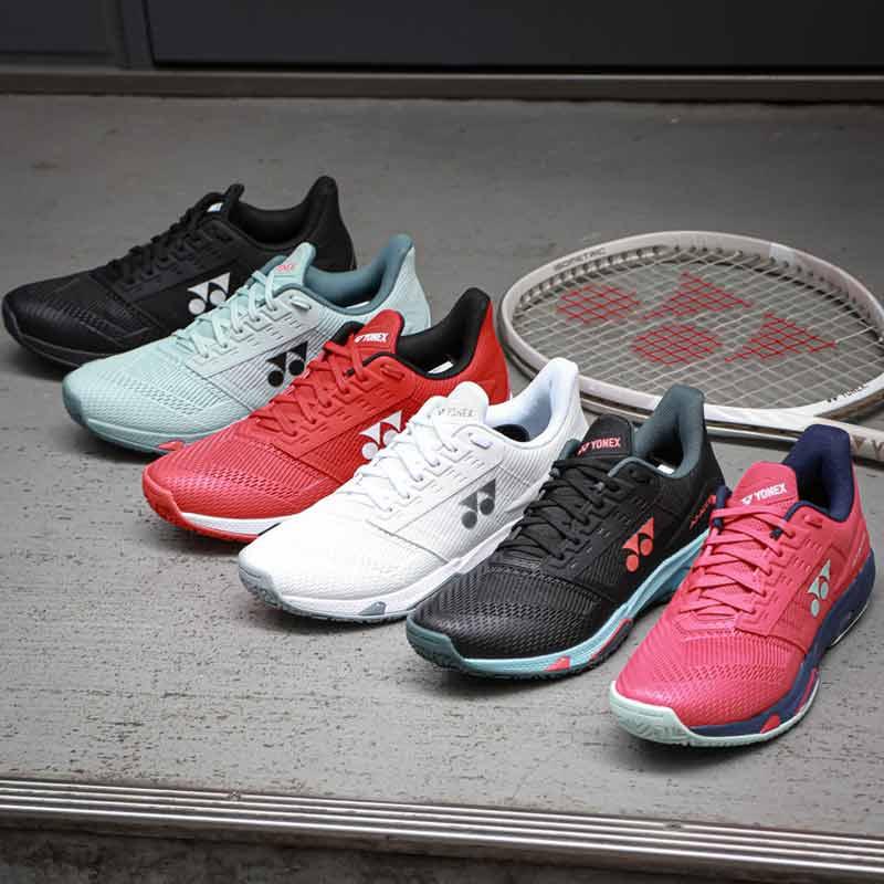 ソフトテニスシューズ サイズ交換往復送料無料 ソフトテニス シューズ ヨネックス YONEX パワークッションアドアクセル ウィメンズGC SHTAALG | YONEX | 09