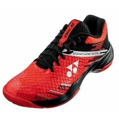 YONEX (ヨネックス)　SHBCA1 パワークッションカスケードアクセル　[バドミントンシューズ]　カスケード　レッド×ブラック | YONEX