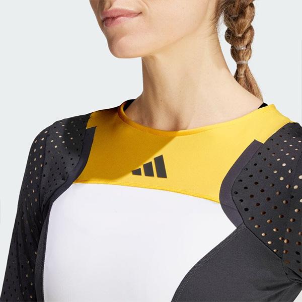 タグ付き未使用　アディダス　テニス　バトミントン　ウェアー　デサント　希少　M adidas（アディダス） テニス・バドミントンウェア『レディース