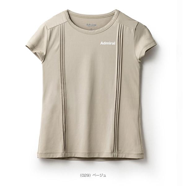 美品　アドミラル ATLA419 アドミラルフロントピンタックTシャツ アドミラル(Admiral) ウェア（レディース）]フロントピンタックT