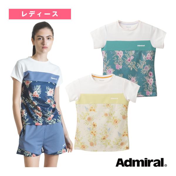 アドミラル『Admiral』 テニスウェア『レディース』 フロントラインフラワーTシャツ レディース ATLA512 | Admiral