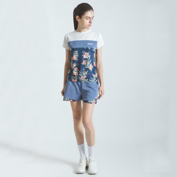 アドミラル『Admiral』 テニスウェア『レディース』 フロントラインフラワーTシャツ レディース ATLA512 | Admiral | 08