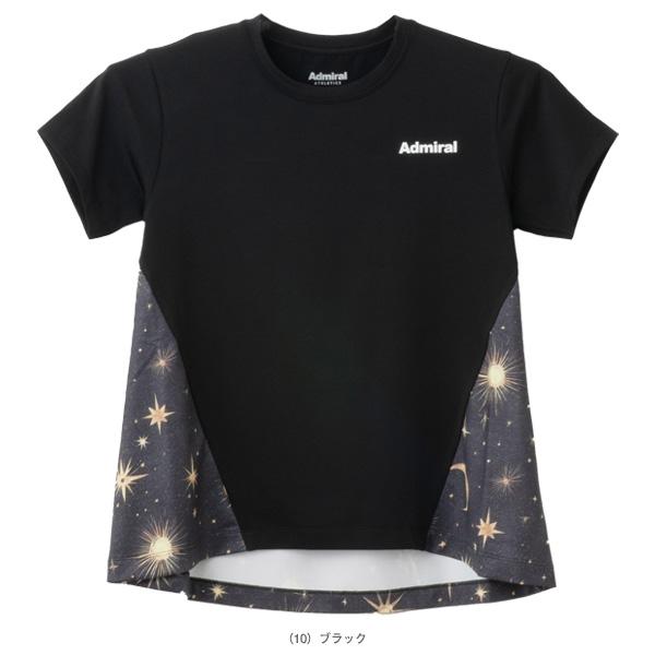 アドミラル『Admiral』 テニスウェア『レディース』 バックタックフレアグラフィックTシャツ レディース ATLA534 | Admiral | 01