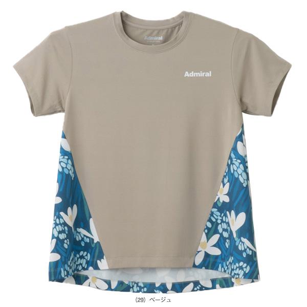アドミラル『Admiral』 テニスウェア『レディース』 バックタックフレアグラフィックTシャツ レディース ATLA534 | Admiral | 02