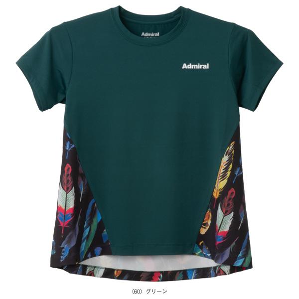 アドミラル『Admiral』 テニスウェア『レディース』 バックタックフレアグラフィックTシャツ レディース ATLA534 | Admiral | 04
