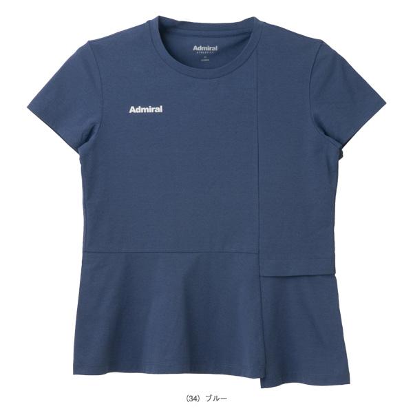 Admiral レディース Tシャツ L ネイビー Admiral（アドミラル） アドミラル『Admiral』 テニスウェア