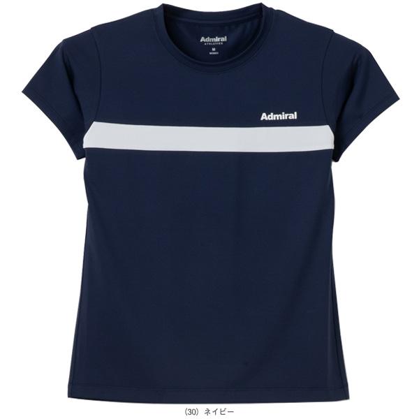 アドミラルadmiral♡【新品タグ付き】フロントナローラインTEE Ｌ Admiral（アドミラル） アドミラル『Admiral』 テニスウェア