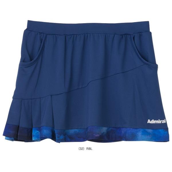 アドミラル『Admiral』 テニスウェア『レディース』 アシメプリーツグラフィックヘムスコート レディース ATLA643 | Admiral | 02