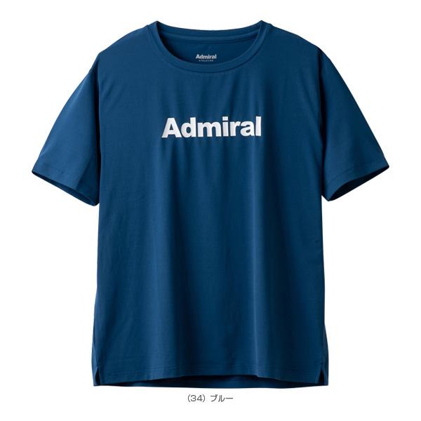 新品Admiral テニスウェアTシャツ M Admiral（アドミラル） テニスウェア Tシャツ 半袖 レディース サイド
