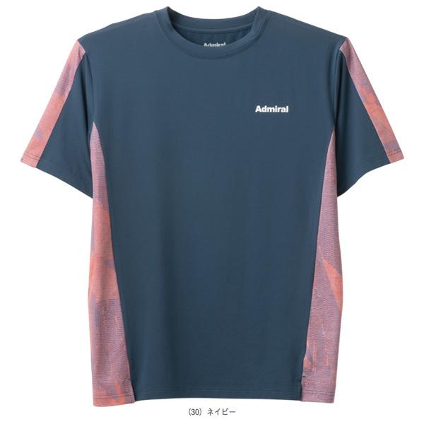 Admiral アドミラルテニスウェア　 ネイビー Tシャツ Admiral アドミラル テニスウェア ゲームシャツ ATLA133