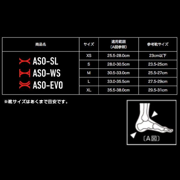 ASOLA ASO『エーエスオー』 オールスポーツサポーターケア商品 ASO-SL