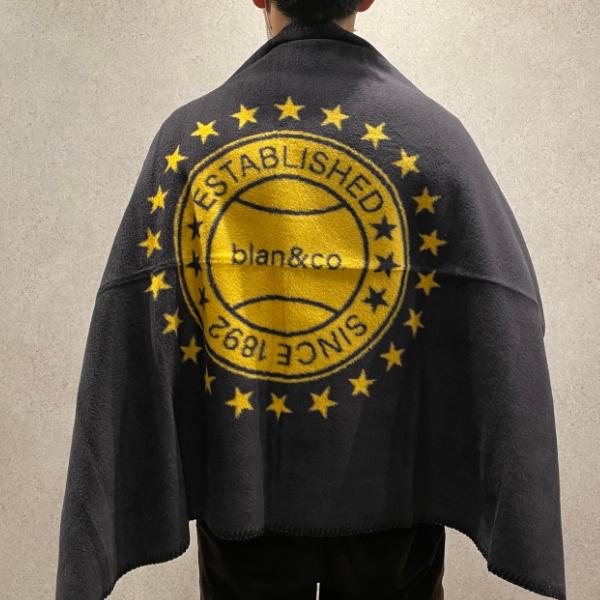 blan ＆ co. テニスアクセサリ・小物 洗えるボタン付きひざ掛け ブランコロゴ BCB006 | ブランコ | 03