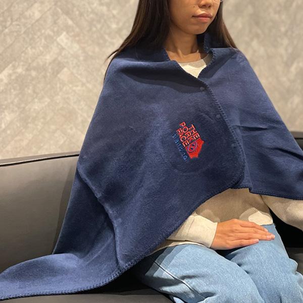 blan ＆ co. テニスアクセサリ・小物 洗えるボタン付きひざ掛け ポークフェイス BCB007 | ブランコ | 05