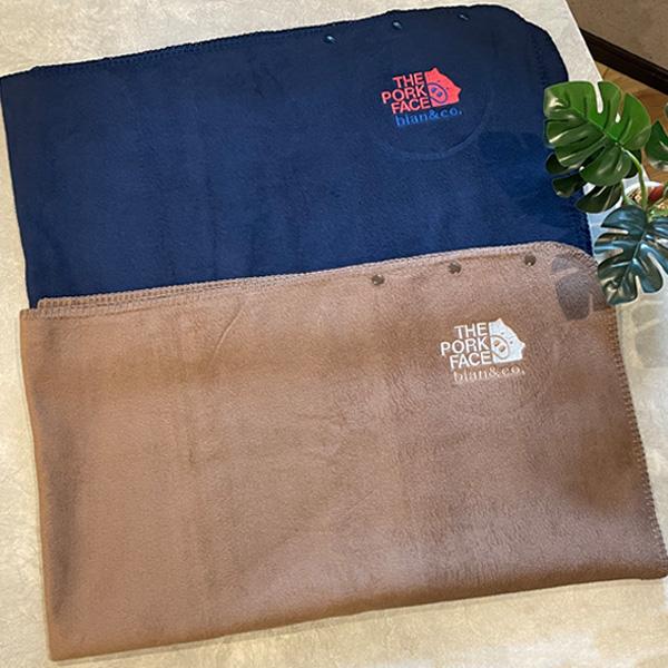 blan ＆ co. テニスアクセサリ・小物 洗えるボタン付きひざ掛け ポークフェイス BCB007 | ブランコ | 08