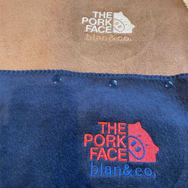 blan ＆ co. テニスアクセサリ・小物 洗えるボタン付きひざ掛け ポークフェイス BCB007 | ブランコ | 09