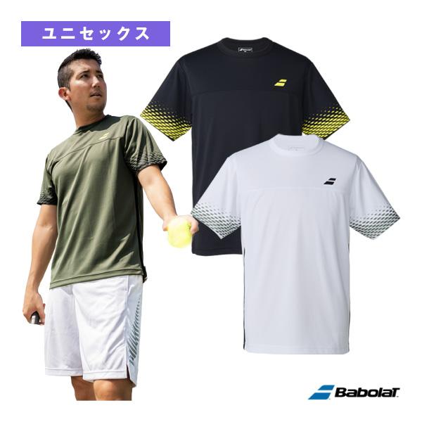 バボラ テニスウェア『メンズ/ユニ』 プレイレンジアエロパック半袖シャツ PLAY SHORT SLEEVE SHIRT ユニセックス BUP6504 | Babolat