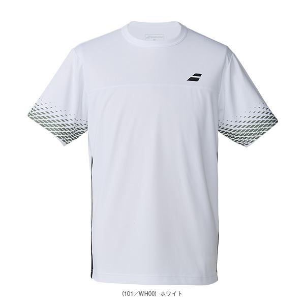 バボラ テニスウェア『メンズ/ユニ』 プレイレンジアエロパック半袖シャツ PLAY SHORT SLEEVE SHIRT ユニセックス BUP6504 | Babolat | 01
