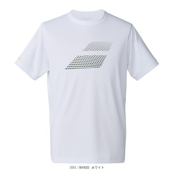 バボラ テニスウェア『メンズ/ユニ』 プレイレンジアエロパック半袖シャツ PLAY SHORT SLEEVE SHIRT ユニセックス BUP6505 | Babolat | 01