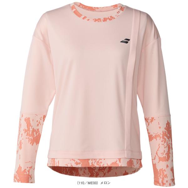 バボラ テニスウェア『レディース』 プレイレンジ 長袖シャツ ルーズフィット PLAY LONG SLEEVE SHIRT LOOSE FIT レディース BWP6520 | Babolat | 02