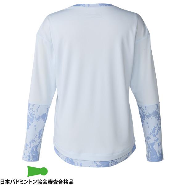 バボラ テニスウェア『レディース』 プレイレンジ 長袖シャツ ルーズフィット PLAY LONG SLEEVE SHIRT LOOSE FIT レディース BWP6520 | Babolat | 04