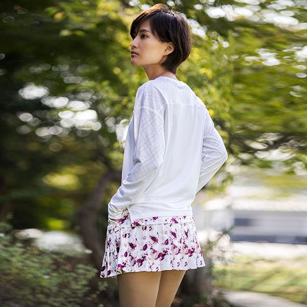 バボラ テニスウェア『レディース』 プレイレンジ 長袖シャツ ルーズフィット PLAY LONG SLEEVE SHIRT LOOSE FIT レディース BWP6523 | Babolat | 06
