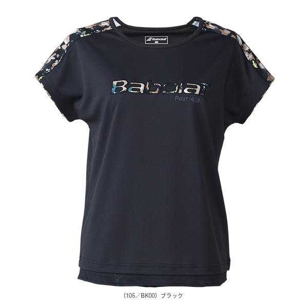 バボラ テニスウェア『レディース』 プレイレンジ 半袖シャツ ルーズフィット PLAY SHORT SLEEVE SHIRT LOOSE FIT レディース BWP6524 | Babolat | 02