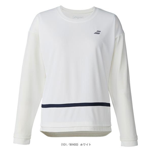 バボラ テニスウェア『レディース』 プレイレンジ 長袖シャツ ルーズフィット PLAY LONG SLEEVE SHIRT LOOSE FIT レディース BWP6526 | Babolat | 01