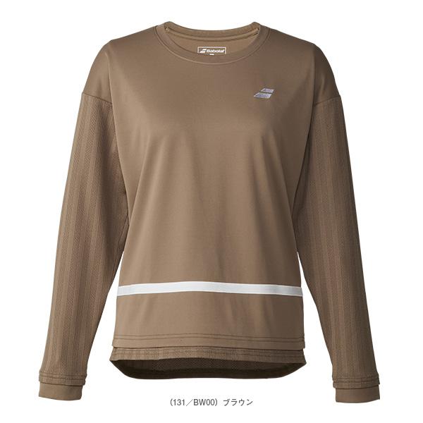 バボラ テニスウェア『レディース』 プレイレンジ 長袖シャツ ルーズフィット PLAY LONG SLEEVE SHIRT LOOSE FIT レディース BWP6526 | Babolat | 02