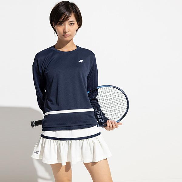 バボラ テニスウェア『レディース』 プレイレンジ 長袖シャツ ルーズフィット PLAY LONG SLEEVE SHIRT LOOSE FIT レディース BWP6526 | Babolat | 05
