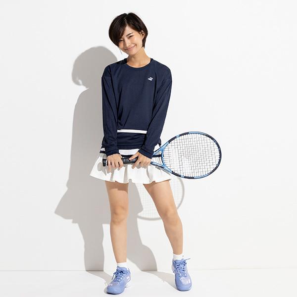 バボラ テニスウェア『レディース』 プレイレンジ 長袖シャツ ルーズフィット PLAY LONG SLEEVE SHIRT LOOSE FIT レディース BWP6526 | Babolat | 07
