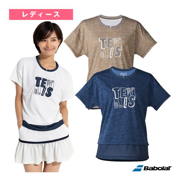バボラ テニスウェア『レディース』 プレイレンジ 半袖シャツ ルーズフィット PLAY SHORT SLEEVE SHIRT LOOSE FIT レディース BWP6527 | Babolat