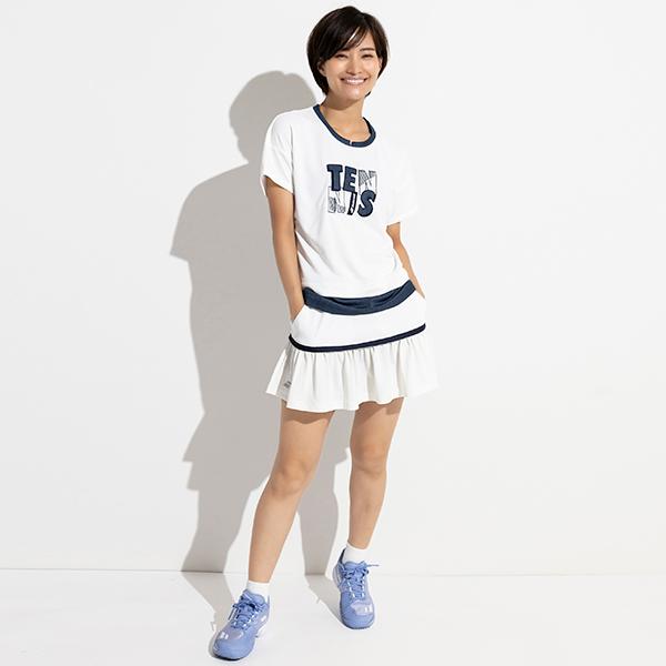 バボラ テニスウェア『レディース』 プレイレンジ 半袖シャツ ルーズフィット PLAY SHORT SLEEVE SHIRT LOOSE FIT レディース BWP6527 | Babolat | 10